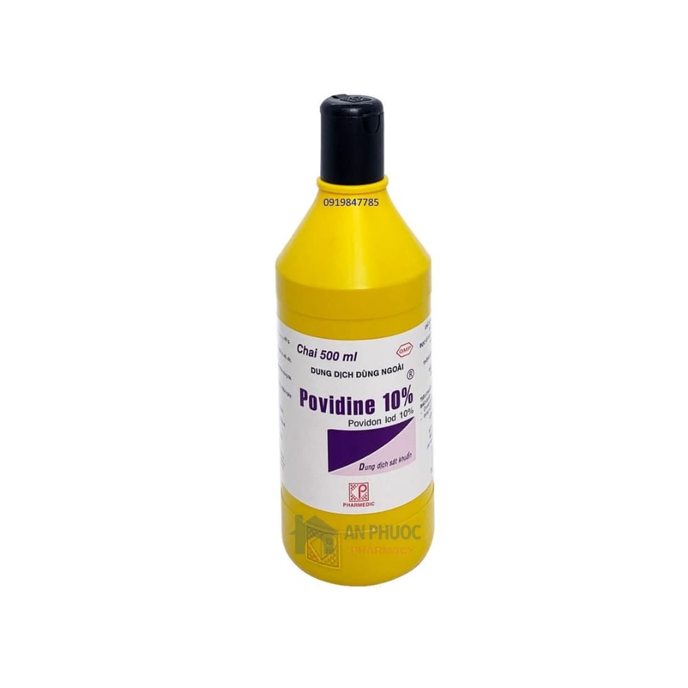 Dung dịch sát trùng Povidine 500ml Pharmedic