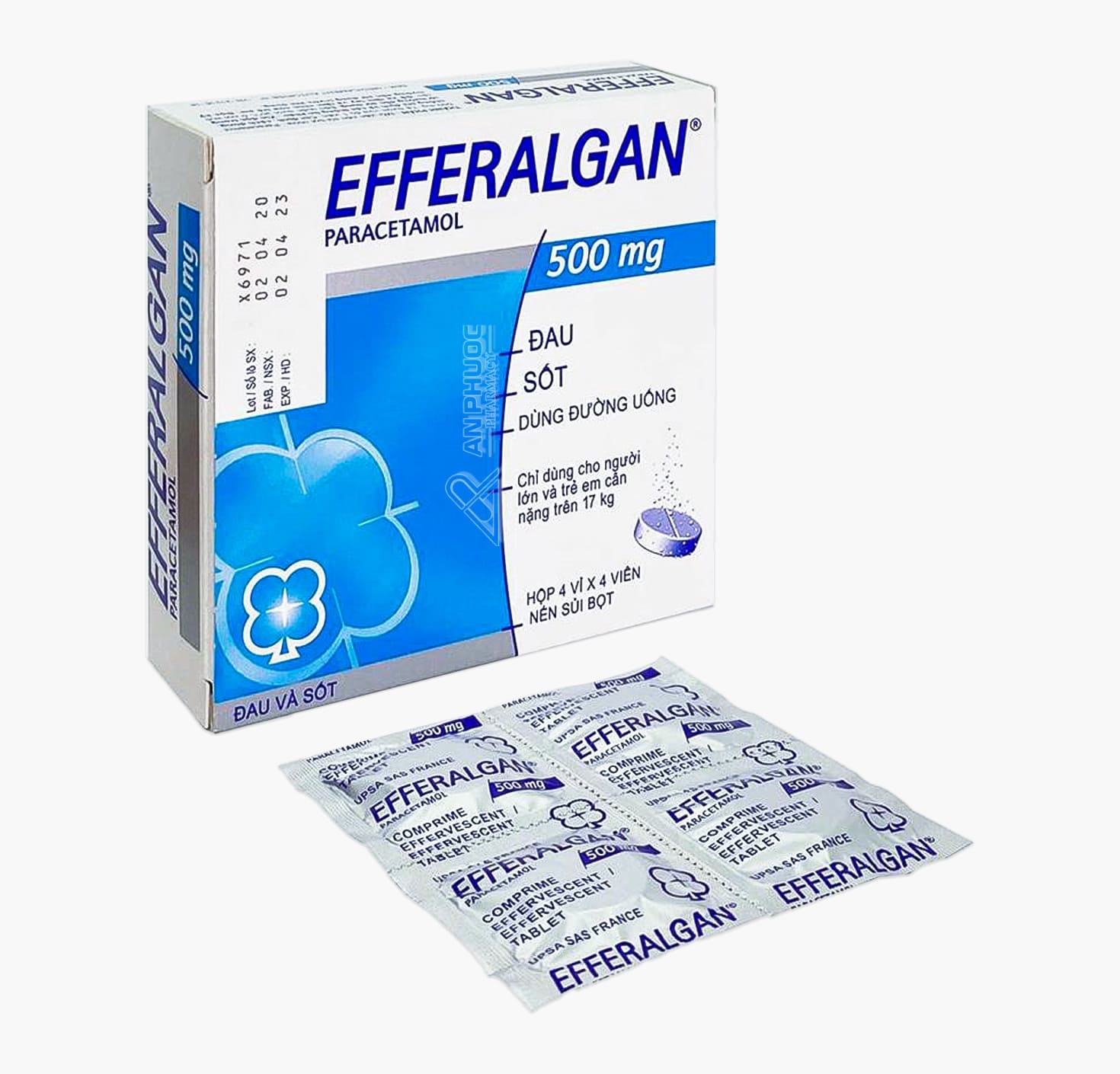 Thuốc Efferalgan 500mg Viên Nén Sủi Bọt Paracetamol