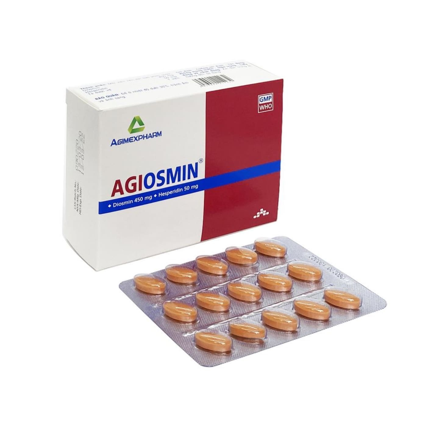 Thuốc Agiosmin (Diosmin/hesperidin) | ☎ 0919 84 77 85