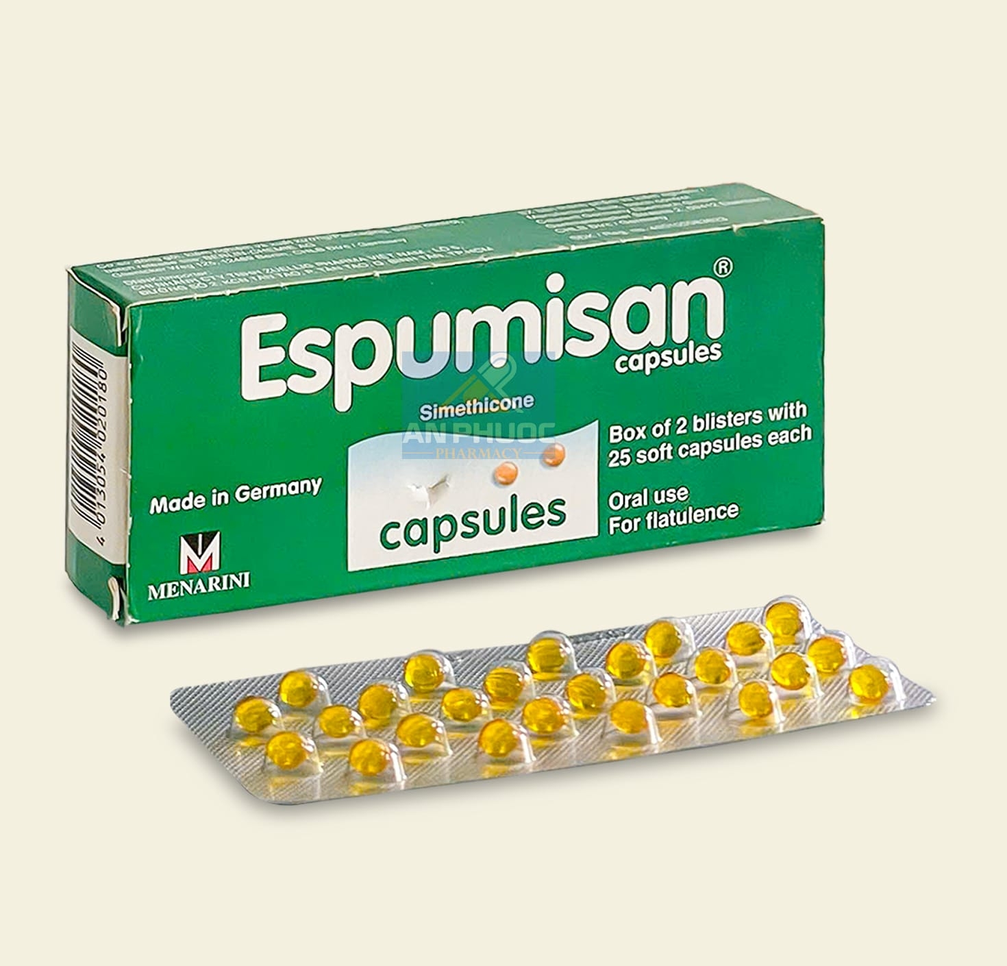 Thuốc Espumisan® 40mg | Simethicone |【Hộp 50 viên】