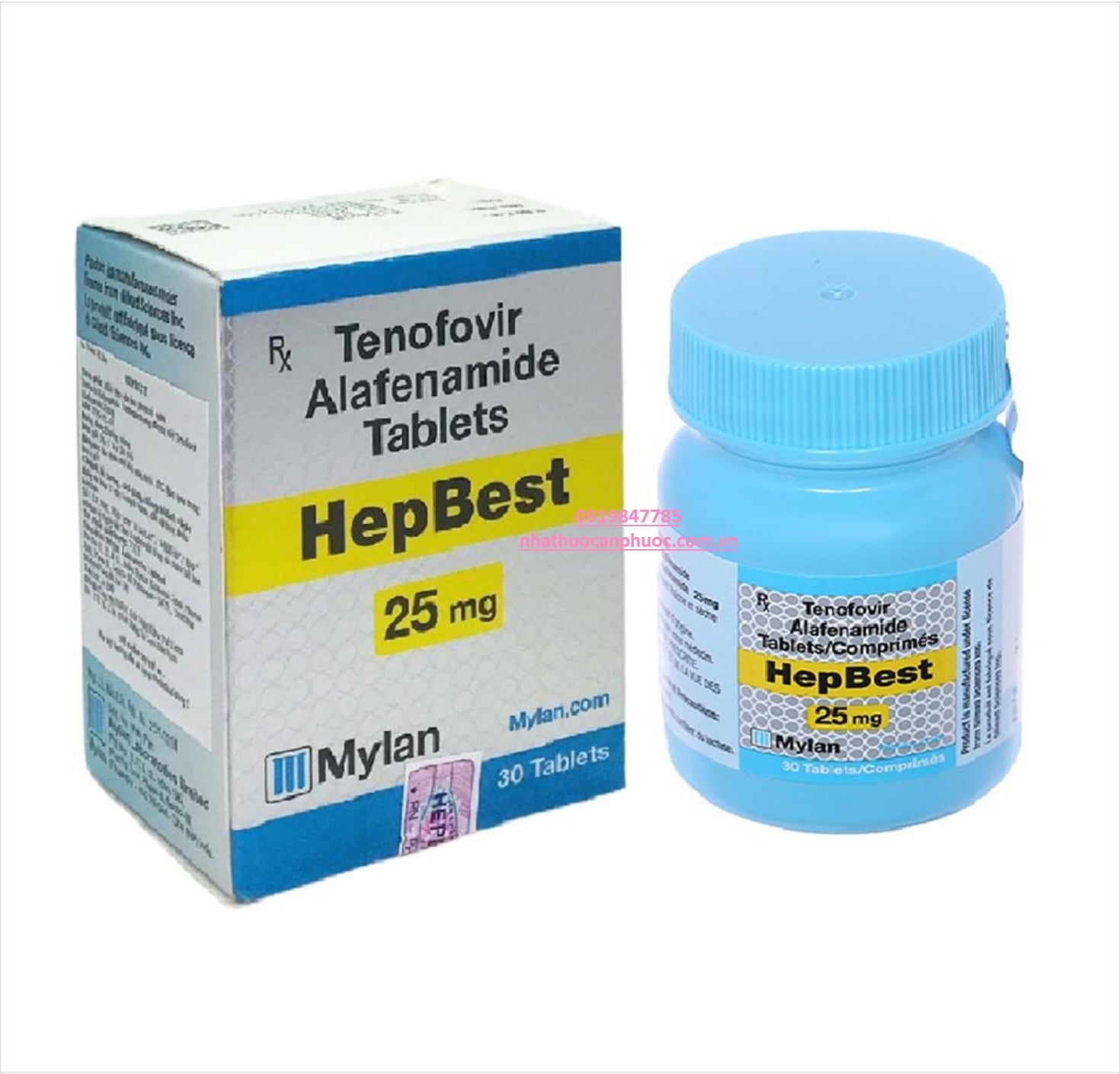 Thuốc HepBest 25mg (tenofovir Alafenamide)