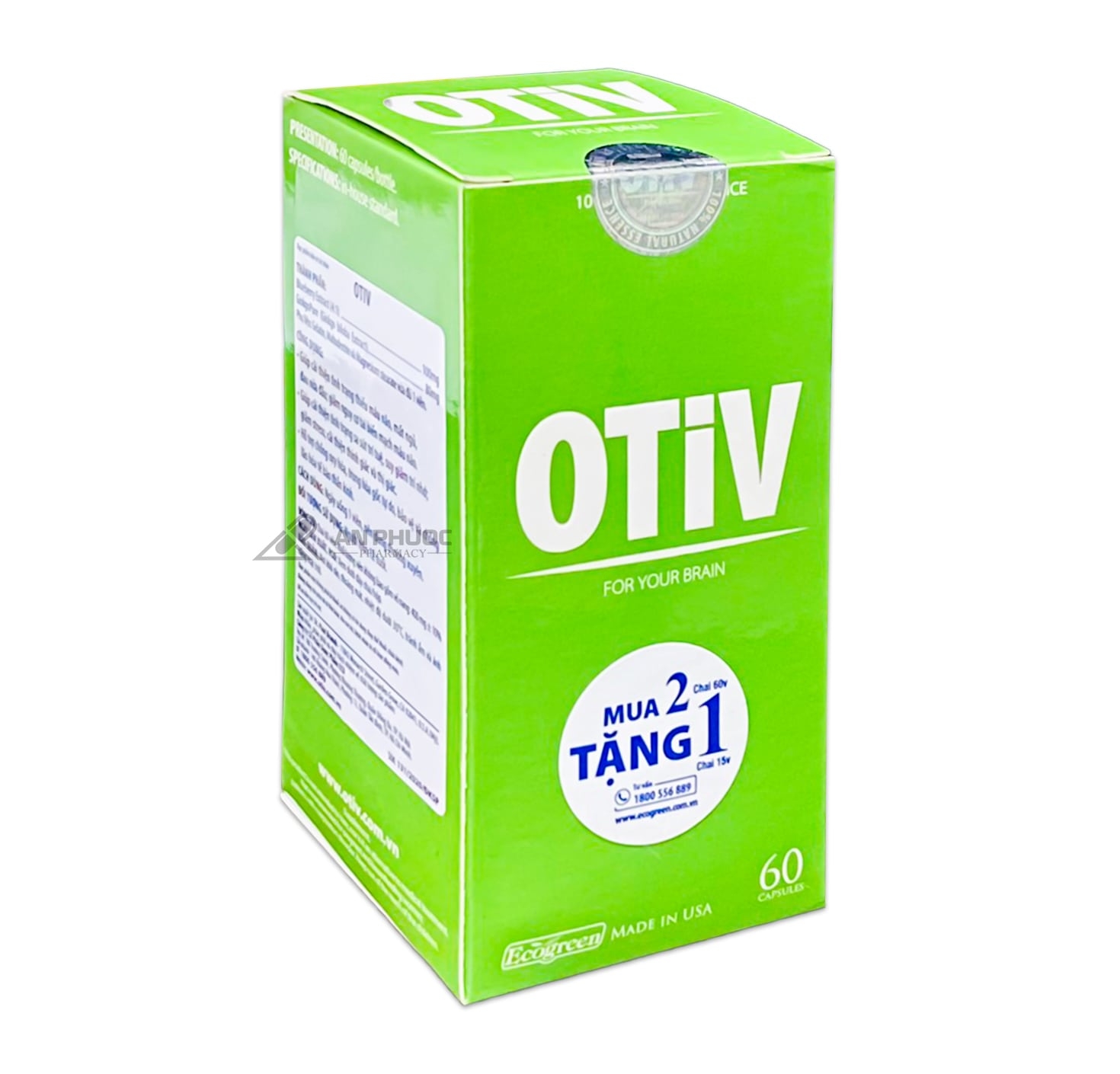 Viên Bổ não Otiv® | Chai 60 viên