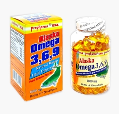 Alaska Omega 3,6,9® | Propharms USA |【Chai 100 viên 】