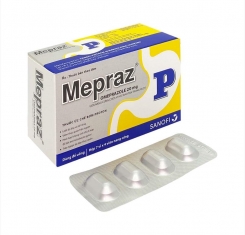 Thuốc điều trị đau dạ dày  Mepraz 20mg