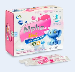 Ăn Ngon Alpha ZinC® 10ml |【Hộp 20 gói】
