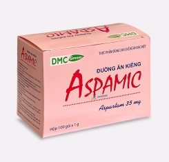 Đường Ăn Kiêng Aspamic® 35mg | Aspartam |【Hộp 100 gói】