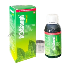 SosCough Herbal® 100ml | Chiết xuất lá thường xuân