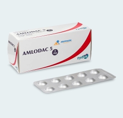 Thuốc Amlodac® 5mg | Amlodipin |【Hộp 100 viên】