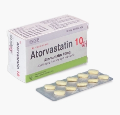 Thuốc Atorvastatin® 10mg | Khapharco |【Hộp 100 viên】