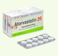 Thuốc Atorvastatin® 20mg | KHAPHARCO |【Hộp 100 viên】