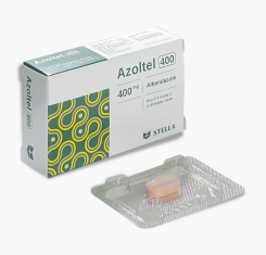 Thuốc Azoltel® 400mg | Albendazole |【Hộp 1 viên】