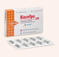 Thuốc Biacefpo® 200mg | Cefpodoxime |【Hộp 10 viên】