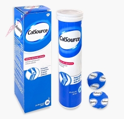 Thuốc CalSource® 500mg Tuýp 20 viên sủi | Calci nguyên tố 