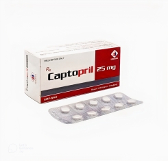 Thuốc Captopril 25mg DMC 