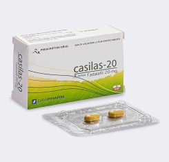 Thuốc Casilas® 20mg | Tadalafil |【Hộp 4 viên】
