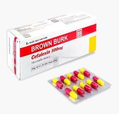 Thuốc Cefalexin® 500mg | Brown Burk 