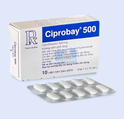 Thuốc Ciprobay® 500mg |【Hộp 10 viên】