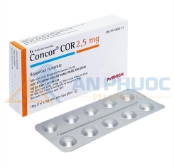 Thuốc Concor™ 2.5mg (bisoprolol fumarate) 