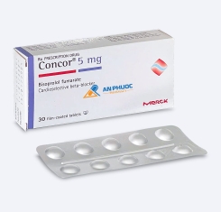 Thuốc Concor® 5mg | Bisoprolol Fumarate |【Hộp 30 viên】