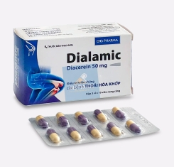 Thuốc Dialamic® 50mg | Diacerein |【Hộp 30 viên】
