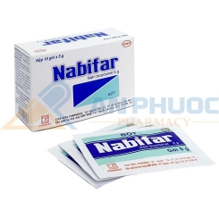 Thuốc Dùng Ngoài Nabifar™ Gói 5g (Natri bicarbonat)