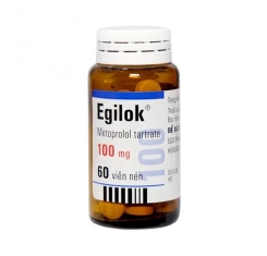 Thuốc Egilok 100mg (metoprolol tartrate)