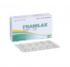 Thuốc Franilax  (Furosemide 20mg/Spironolacton 50mg)