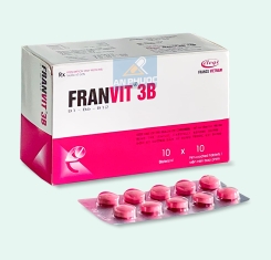 Thuốc Franvit® 3B | B1-B6-B12 |【Hộp 100 viên】