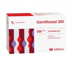 Thuốc hạ lipid máu Gemfibstad 300mg