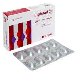 Thuốc hạ lipid máu lipistad 20mg 