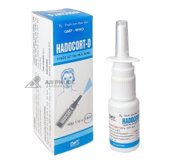 Thuốc Hadocort-D™ | Xịt tai mũi họng