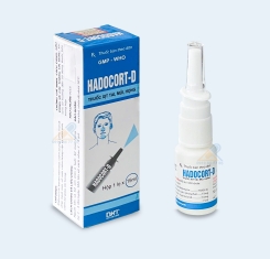 Thuốc Hadocort-D™ | Xịt tai mũi họng