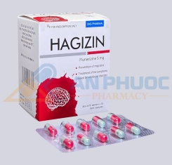 Thuốc Hagizin 5mg™ (flunarizin)