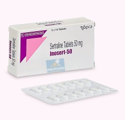 Thuốc Inosert-50® | Sertraline Tablets 5mg |【Hộp 28 viên】