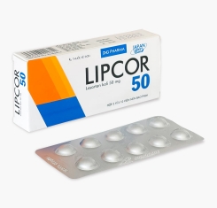 Thuốc Lipcor® 50mg | Losartan |【Hộp 30 viên】