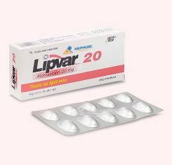 Thuốc Lipvar® 20mg | Atorvastatin |【Hộp 30 viên】
