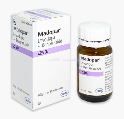 Thuốc Madopar® 250mg | Lọ 30 viên | Benserazide - Levodopa