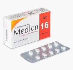 Thuốc Medlon® 16mg | Methyl prednisolon |【Hộp 30 viên】