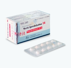 Thuốc Methylprednisolne® 16mg | Khapharco |【Hộp 100 Viên】