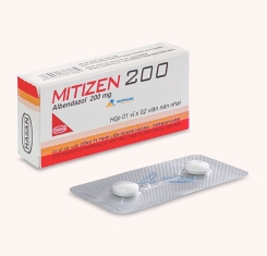 Thuốc Mitizen® 200mg | Albendazol |【Hộp 2 viên】