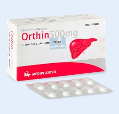 Thuốc Orthin® 500mg | L-Ornithin-L-Aspartat |【Hộp 30 viên】