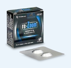 Thuốc Re-Zoom® 20mg | Tdalafil |【Hộp 4 viên】