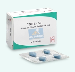 Thuốc Sife-50® | Sildenafil |【Hộp 4 viên】