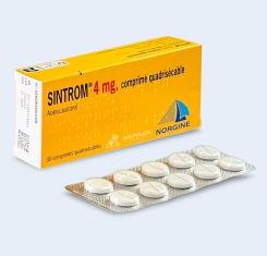 Thuốc Sintrom® 4mg | Acenocoumarol |【Hộp 30 viên】