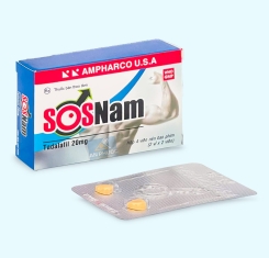 Thuốc Sosnam® 20mg | Tadalafil |【Hộp 4 viên】