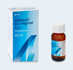 Thuốc Syrup Aerius® 0.5mg/ml | Desloratadin |【Chai 60ml】