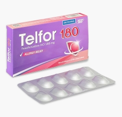 Thuốc Telfor® 180mg | Fexofenadine|【Hộp 20 viên】  