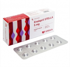 Thuốc trị tăng huyết áp Enalapril stella 5mg