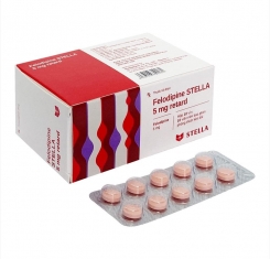 Thuốc trị tăng huyết áp Felodipine STELLA 5 mg retard