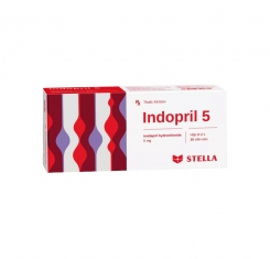 Thuốc trị tăng huyết áp Indopril 5mg